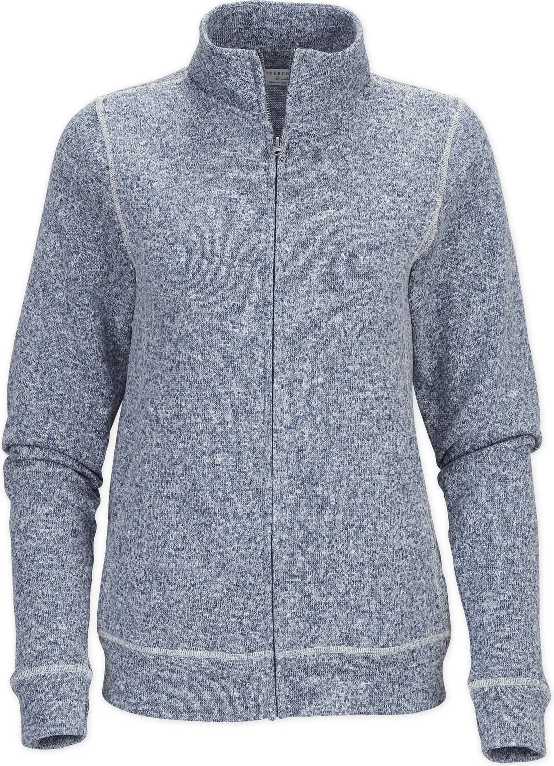 Boxercraft Bw5207 Women’s Alpine Full Zip - Navy Heather - Ladies Xs