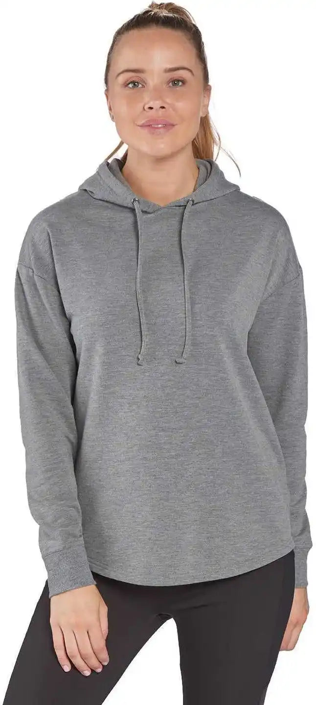 Boxercraft Bw5301 Women’s Dream Fleece Hooded Pullover Oxford Heather