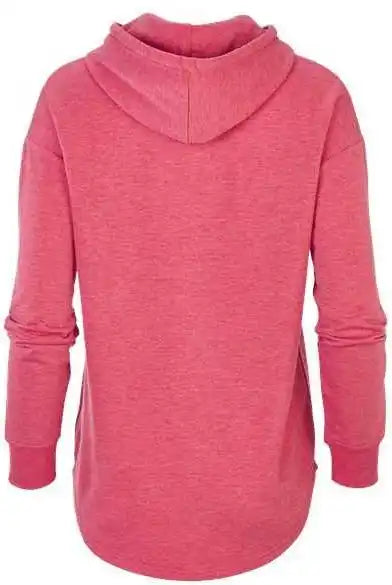 Boxercraft Bw5301 Women’s Dream Fleece Hooded Pullover - Red Heather