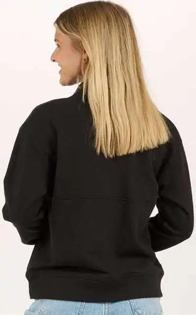 Boxercraft Bw5401 Women’s Lace Up Pullover - Black