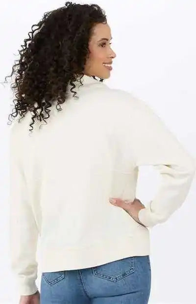 Boxercraft Bw5401 Women’s Lace Up Pullover - Natural