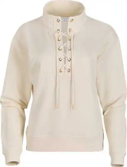 Boxercraft Bw5401 Women’s Lace Up Pullover - Natural