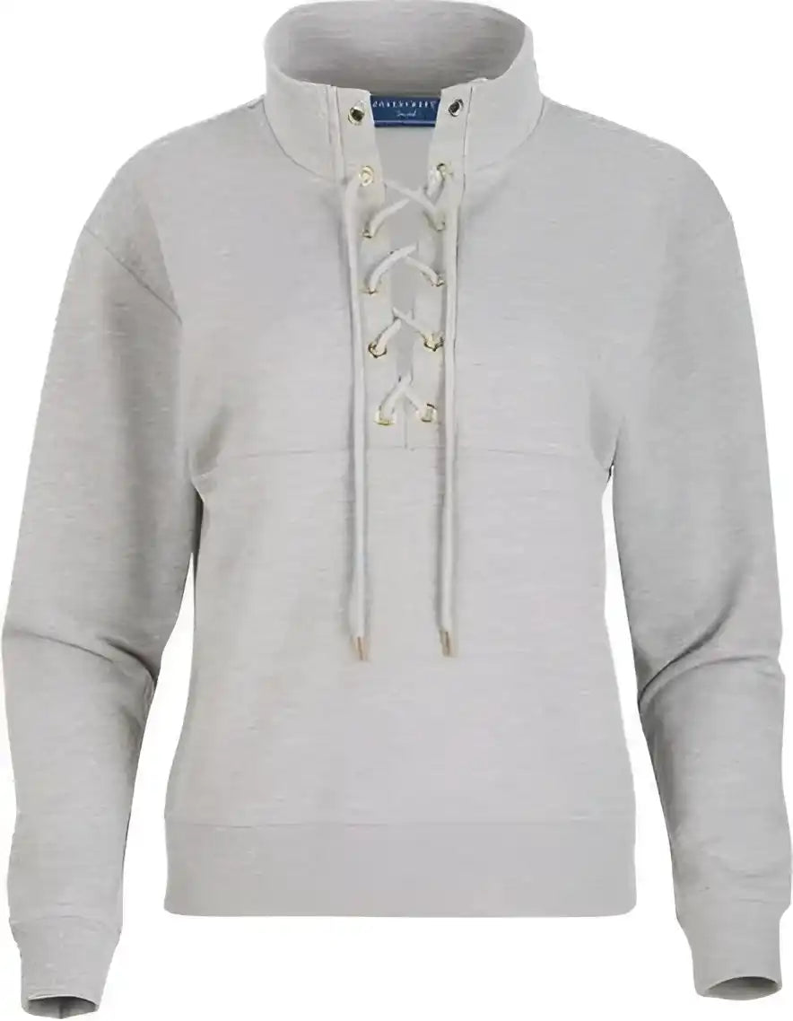 Boxercraft Bw5401 Women’s Lace Up Pullover Oxford Heather