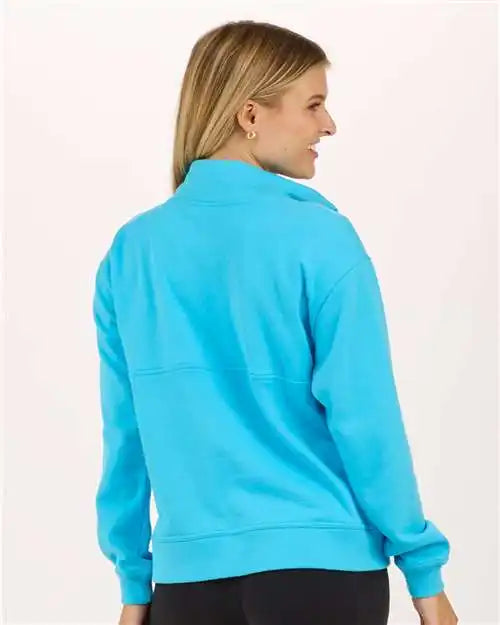 Boxercraft Bw5401 Women’s Lace Up Pullover - Pacific Blue
