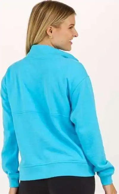 Boxercraft Bw5401 Women’s Lace Up Pullover - Pacific Blue