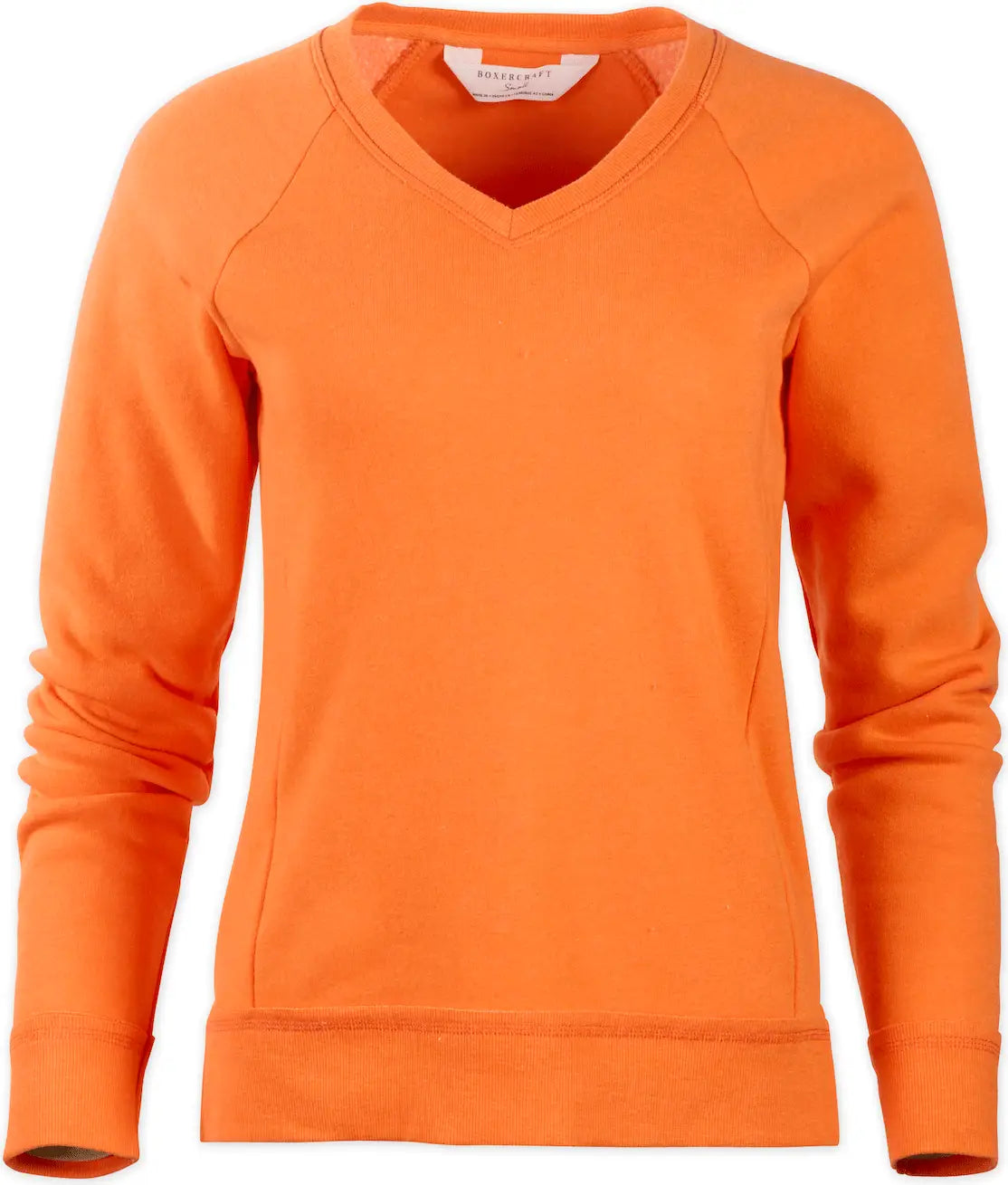 Boxercraft Bw5402 Women’s Travel V-neck Pullover - Mandarin - Orange / Ladies Xs