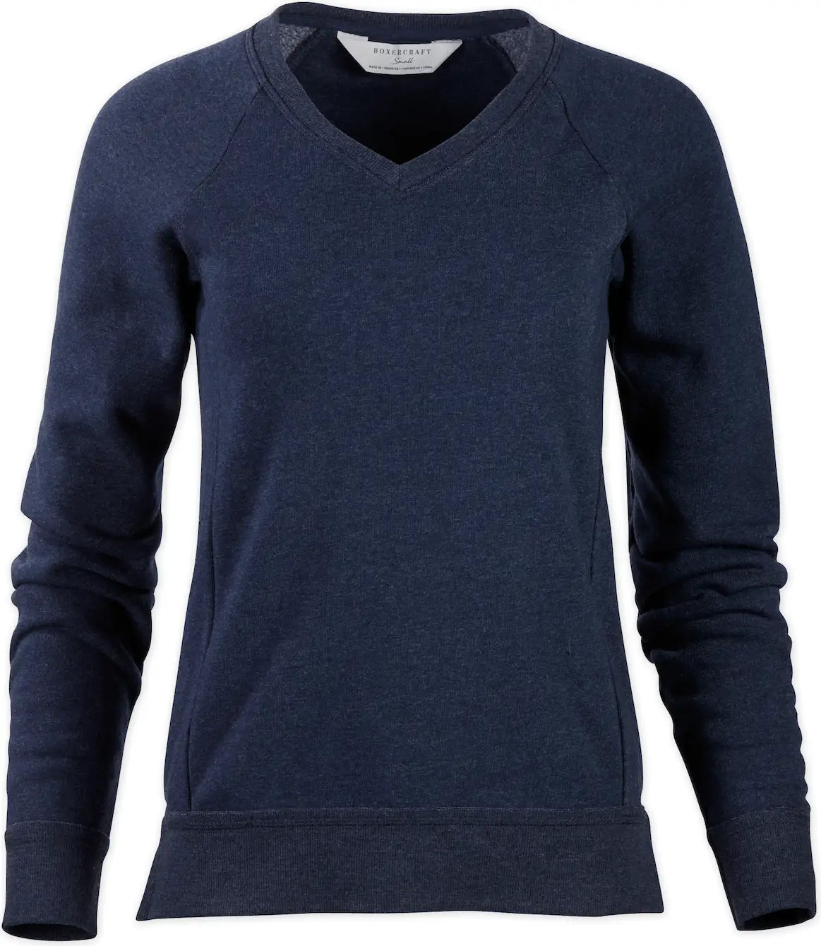 Boxercraft Bw5402 Women’s Travel V-neck Pullover - Navy