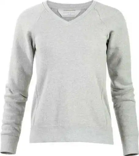 Boxercraft Bw5402 Women’s Travel V-neck Pullover - Oxford Heather