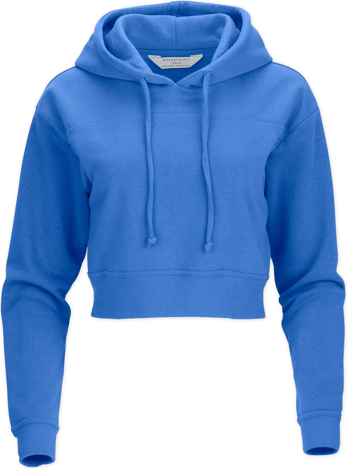Boxercraft Bw5404 Women’s Cropped Fleece Hoodie - Electric Royal