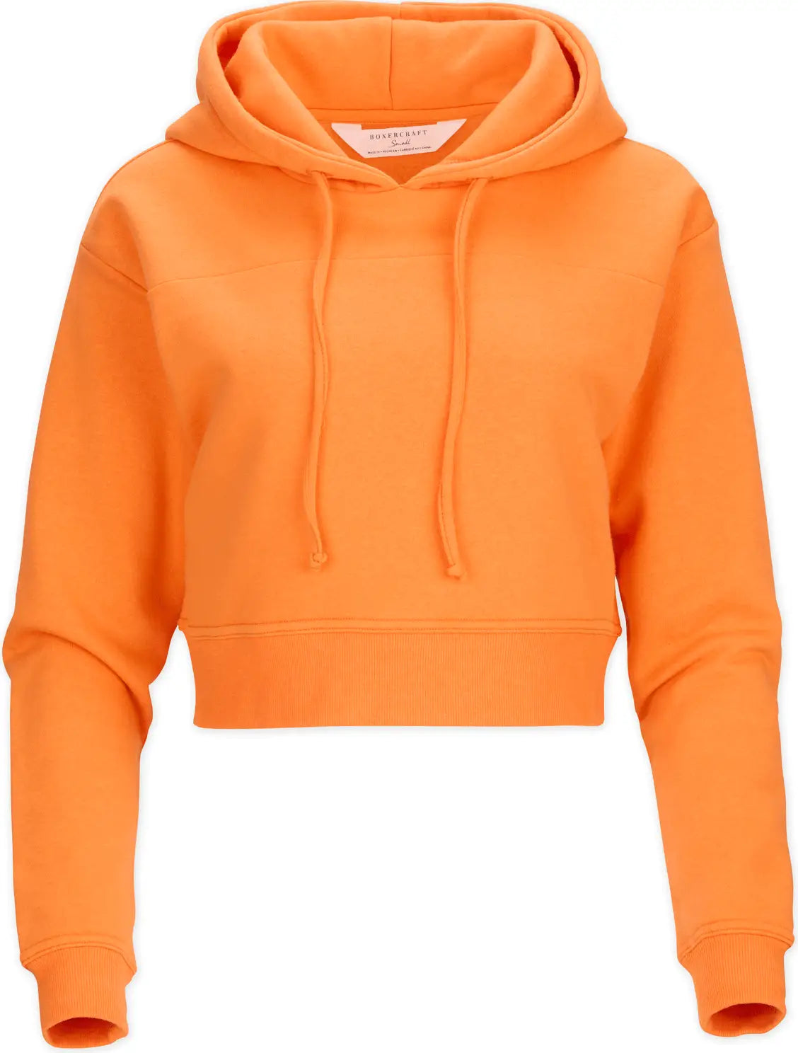 Boxercraft Bw5404 Women’s Cropped Fleece Hoodie - Mandarin