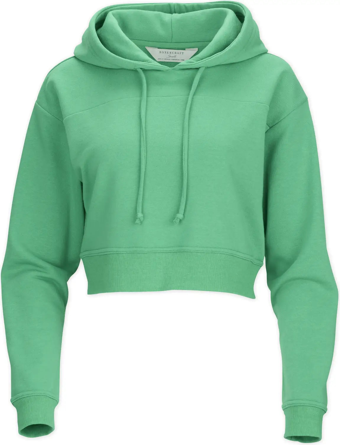 Boxercraft Bw5404 Women’s Cropped Fleece Hoodie - Shamrock