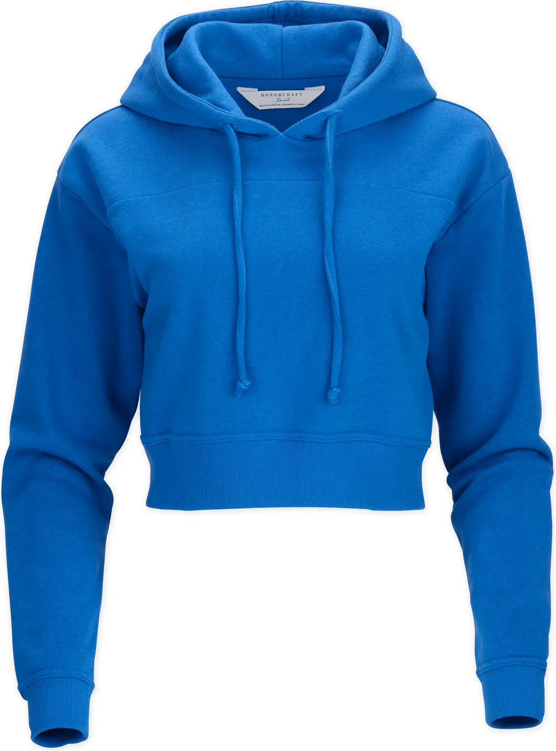 Boxercraft Bw5404 Women’s Cropped Fleece Hoodie - True Royal