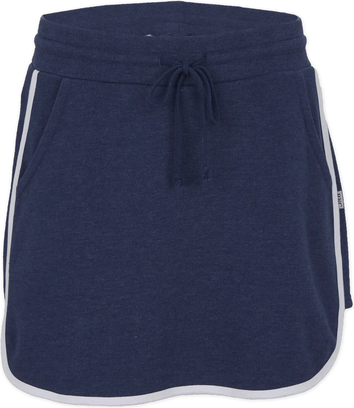 Boxercraft Bw6401 French Terry Skort - Navy Heather White
