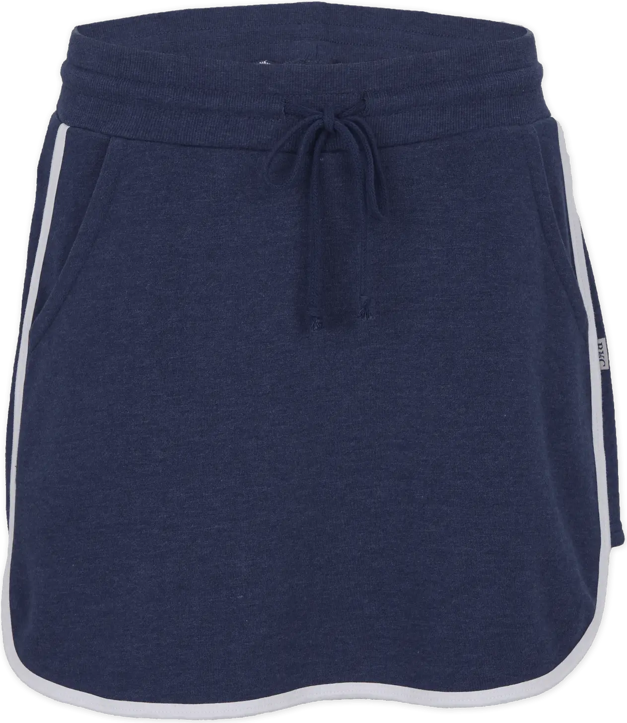 Boxercraft Bw6401 French Terry Skort - Navy Heather White