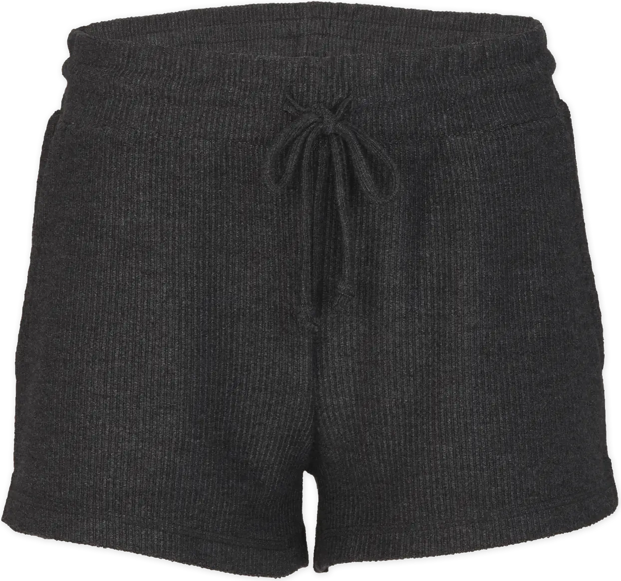 Boxercraft Bw6506 Rib Knit Corded Short - Black - Ladies Xs