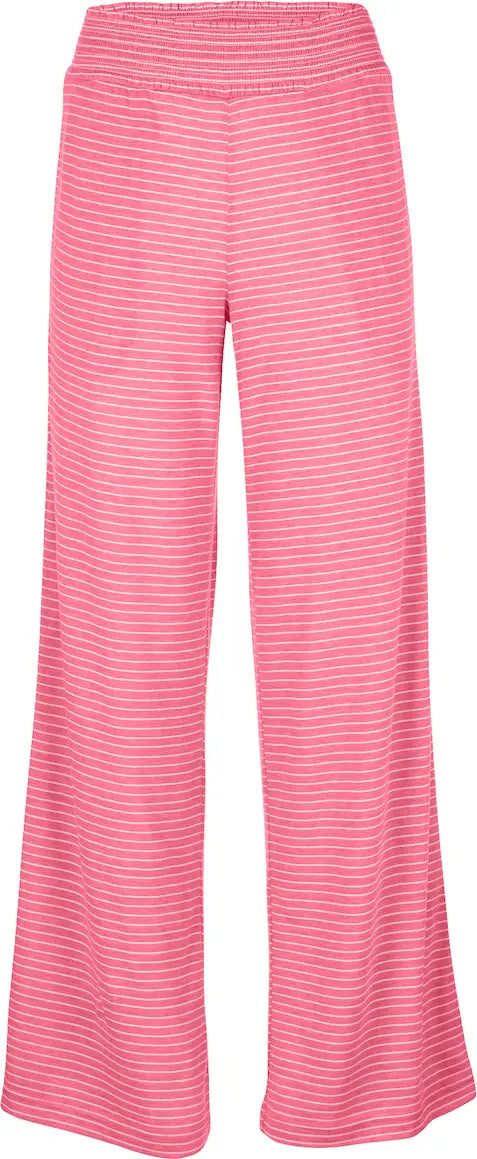 Boxercraft Bw6615 Evelyn Wide Leg Pant J15 - Paradise White - Orange / Ladies Xs