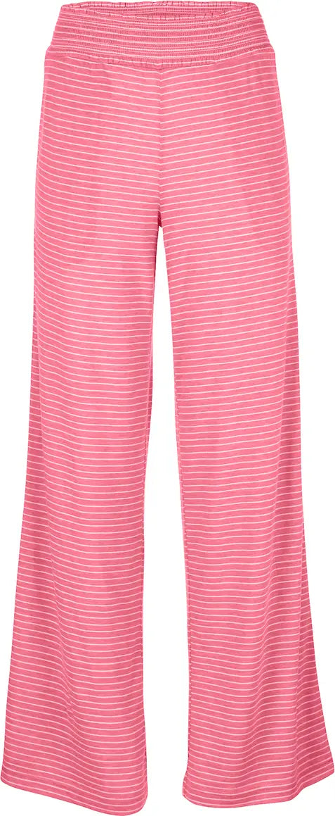 Boxercraft Bw6615 Evelyn Wide Leg Pant J15 - True Red White - Ladies Xs
