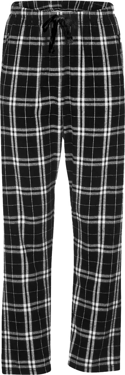 Boxercraft Bw6620 Women’s Haley Flannel Pant F20/f24 - Black White Plaid - Ladies Xs