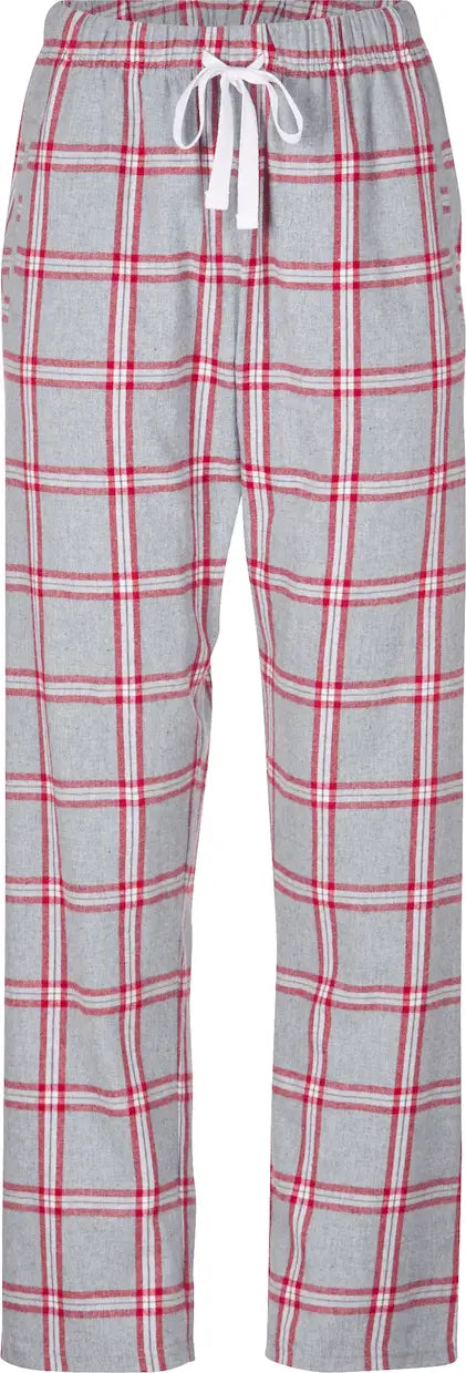 Boxercraft Bw6620 Women’s Haley Flannel Pant F20/f24 - Oxford Red Tomboy - Gray / Ladies Xs