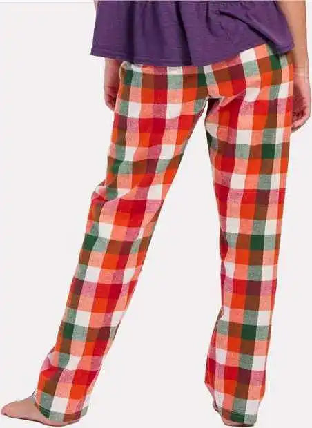 Boxercraft Bw6620 Women’s Haley Flannel Pants - Autumn Buffalo Check