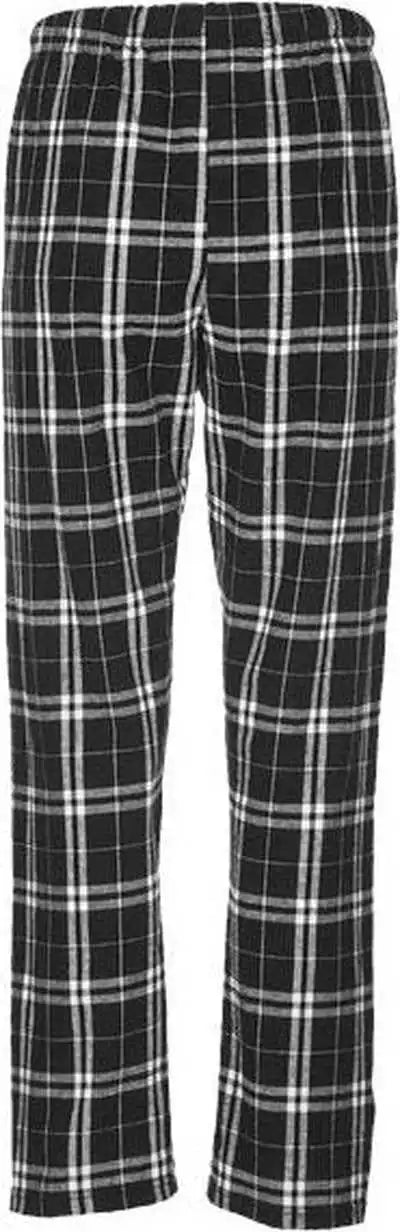 Boxercraft Bw6620 Women’s Haley Flannel Pants Black White