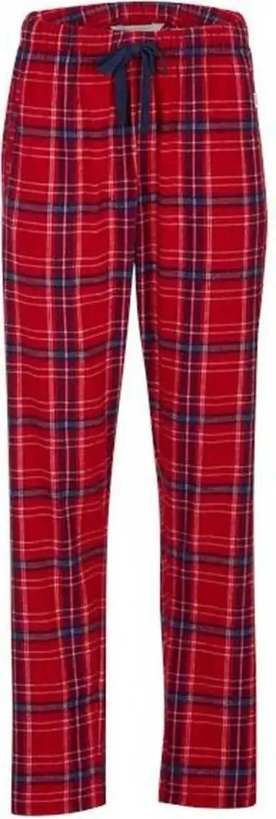 Boxercraft Bw6620 Women’s Haley Flannel Pants Brick Red Kingston