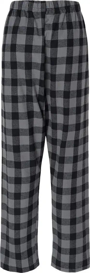 Boxercraft Bw6620 Women’s Haley Flannel Pants - Charcoal Black Buffalo - Charcoal/ / Xs