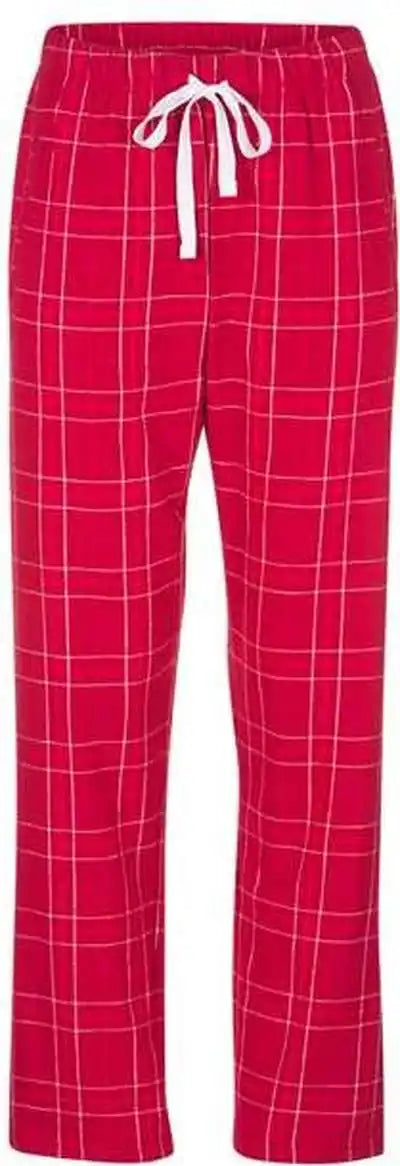 Boxercraft Bw6620 Women’s Haley Flannel Pants - Crimson Field Day Plaid