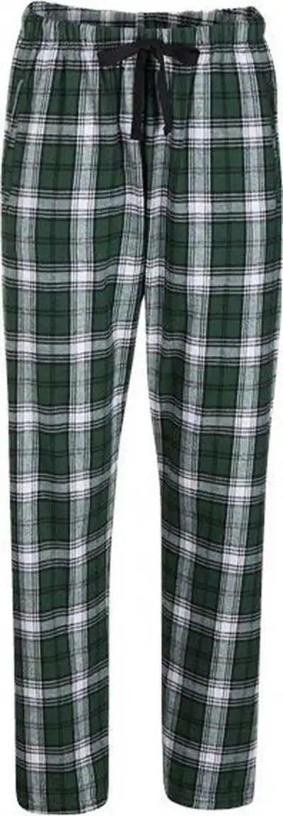 Boxercraft Bw6620 Women’s Haley Flannel Pants Green White