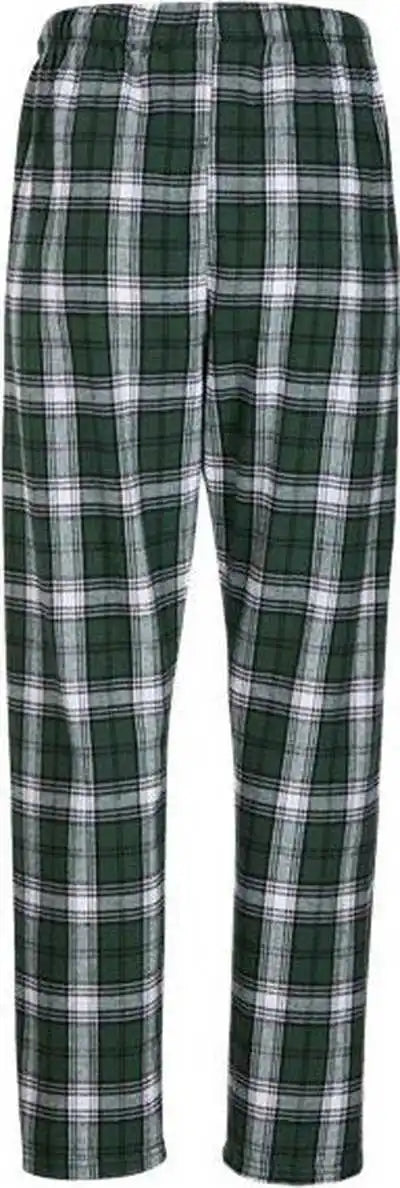 Boxercraft Bw6620 Women’s Haley Flannel Pants Green White