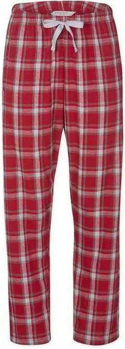 Boxercraft Bw6620 Women’s Haley Flannel Pants - Heritage Garnet Plaid