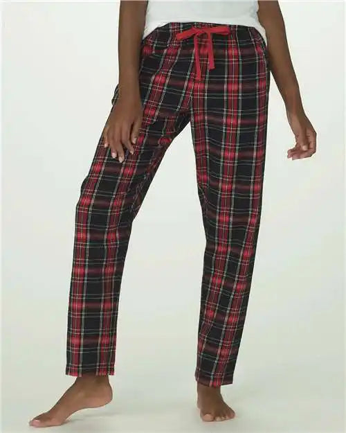 Boxercraft Bw6620 Women’s Haley Flannel Pants Kingston Plaid