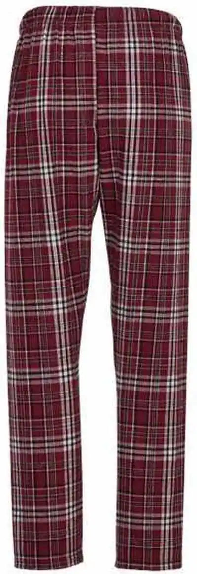 Boxercraft Bw6620 Women’s Haley Flannel Pants Maroon Plaid