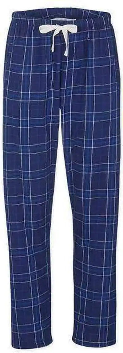Boxercraft Bw6620 Women’s Haley Flannel Pants - Navy Field Day Plaid