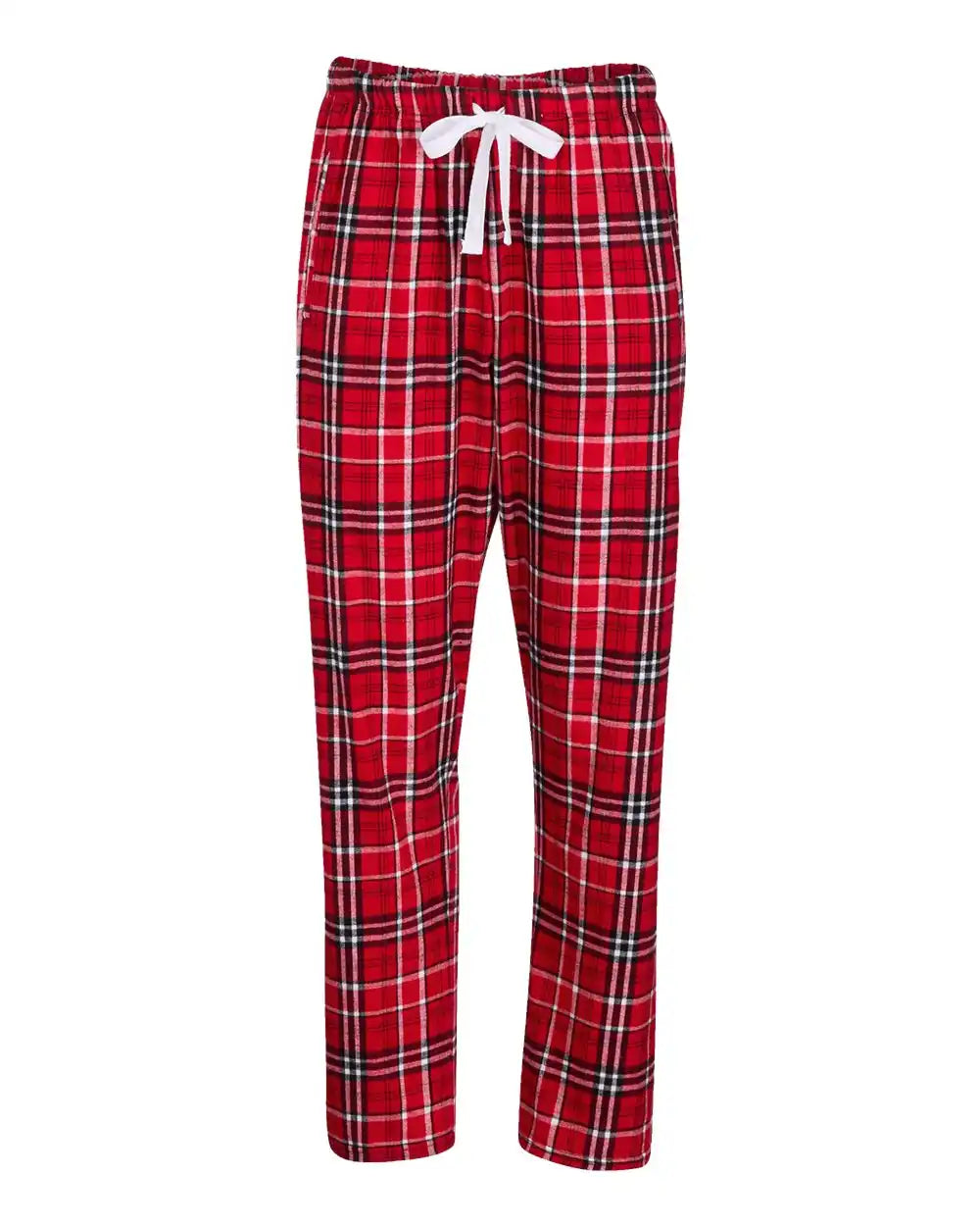 Boxercraft Bw6620 Women’s Haley Flannel Pants - Red White - Red/ / Xs