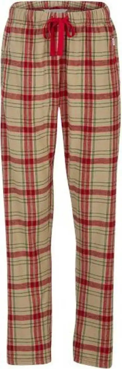 Boxercraft Bw6620 Women’s Haley Flannel Pants - Reindeer Plaid