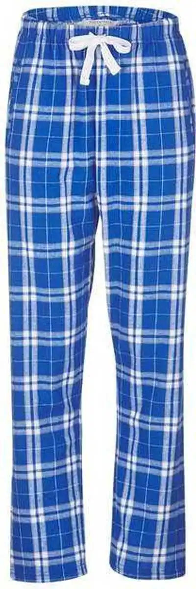 Boxercraft Bw6620 Women’s Haley Flannel Pants Royal Silver