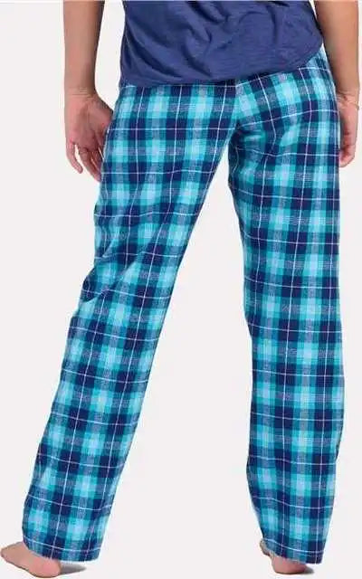 Boxercraft Bw6620 Women’s Haley Flannel Pants - Snow Plaid