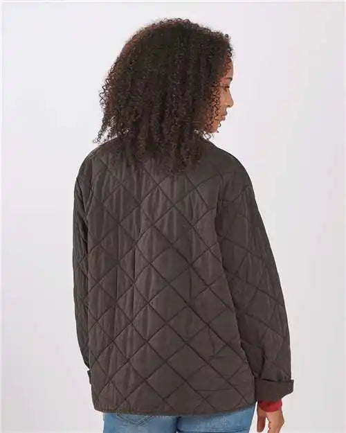 Boxercraft Bw8102 Women’s Quilted Market Jacket - Black