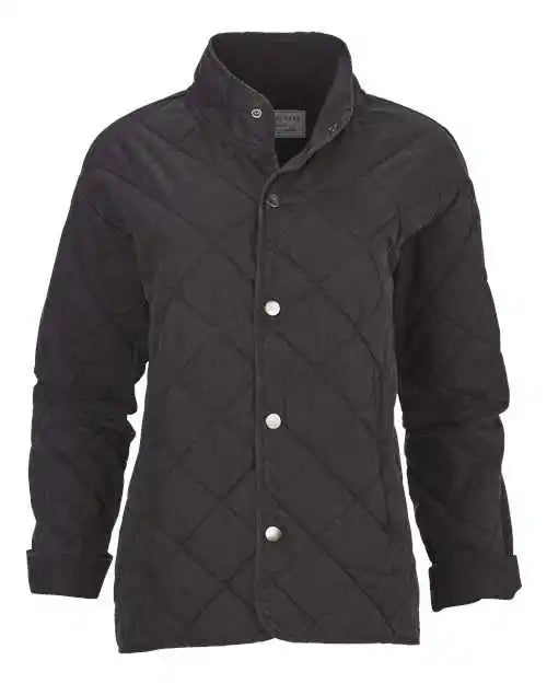 Boxercraft Bw8102 Women’s Quilted Market Jacket Black