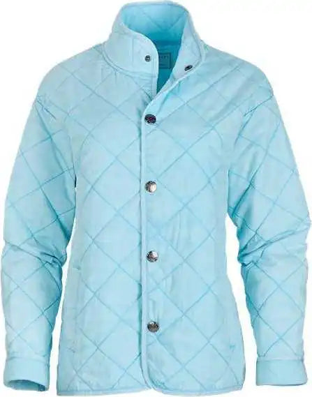 Boxercraft Bw8102 Women’s Quilted Market Jacket - Pacific Blue