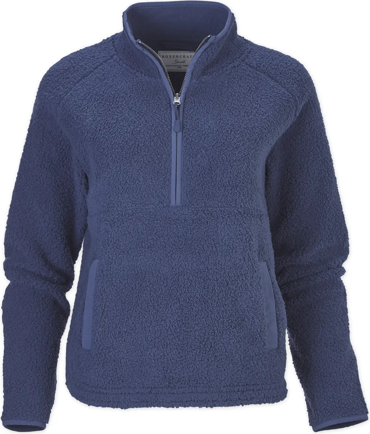 Boxercraft Bw8501 Everest Fleece Half Zip - Indigo - Navy / Ladies Xs