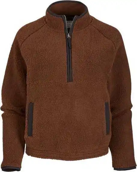 Boxercraft Bw8501 Women’s Everest Half Zip Pullover - Espresso