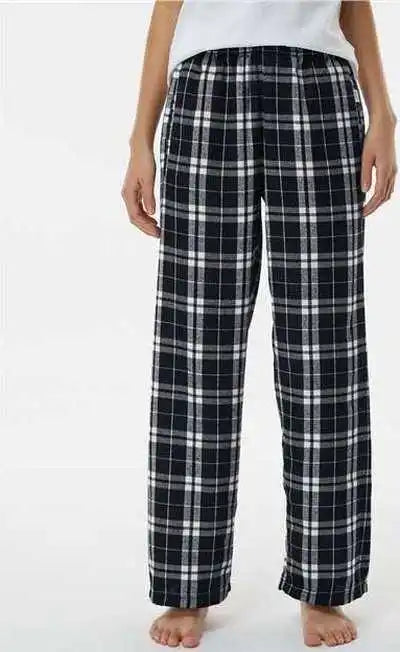 Boxercraft By6624 Youth Flannel Pants - Black White