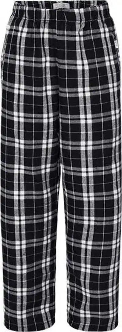 Boxercraft By6624 Youth Flannel Pants - Black White