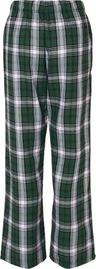 Boxercraft By6624 Youth Flannel Pants - Green White