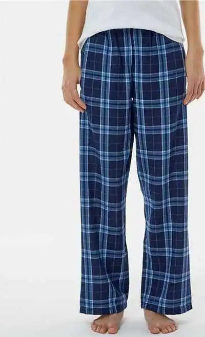 Boxercraft By6624 Youth Flannel Pants Navy Columbia