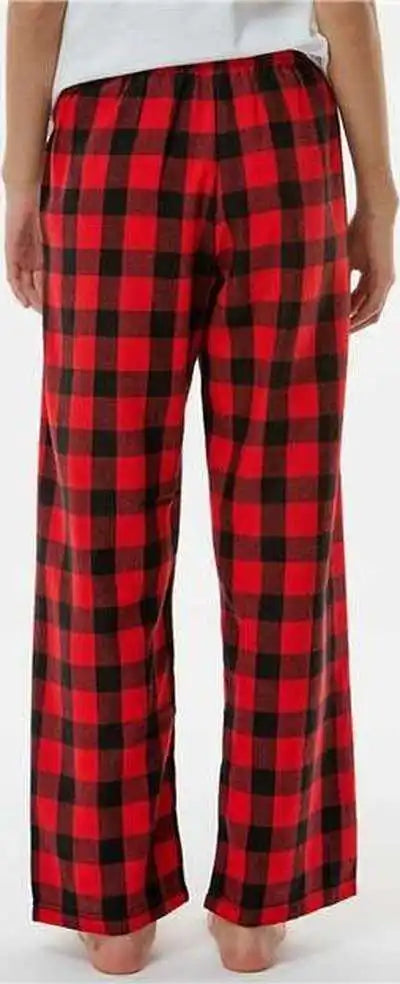 Boxercraft By6624 Youth Flannel Pants Red Black Buffalo
