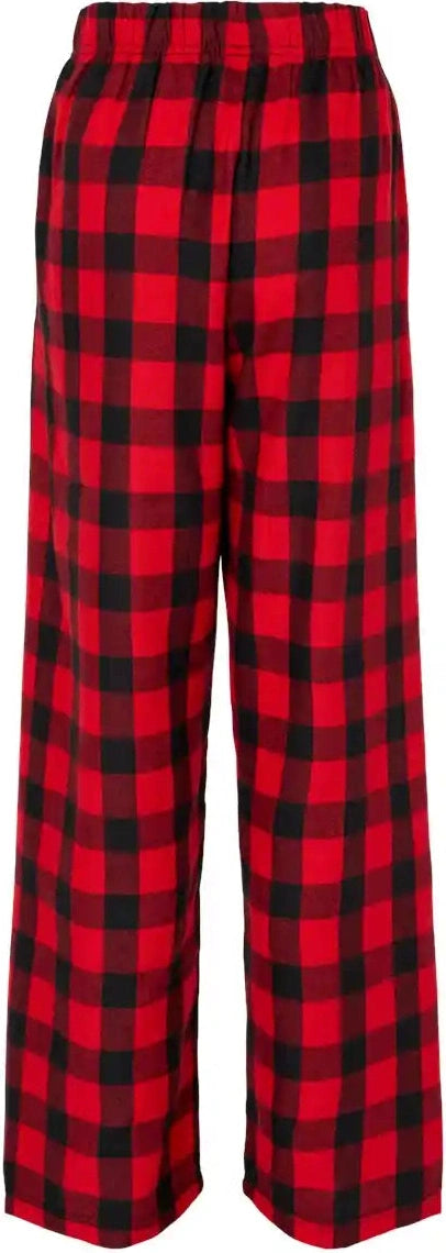 Boxercraft By6624 Youth Flannel Pants - Red Black Buffalo - Red/ / s