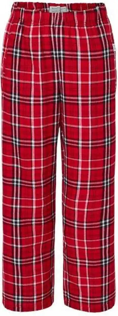 Boxercraft By6624 Youth Flannel Pants - Red White
